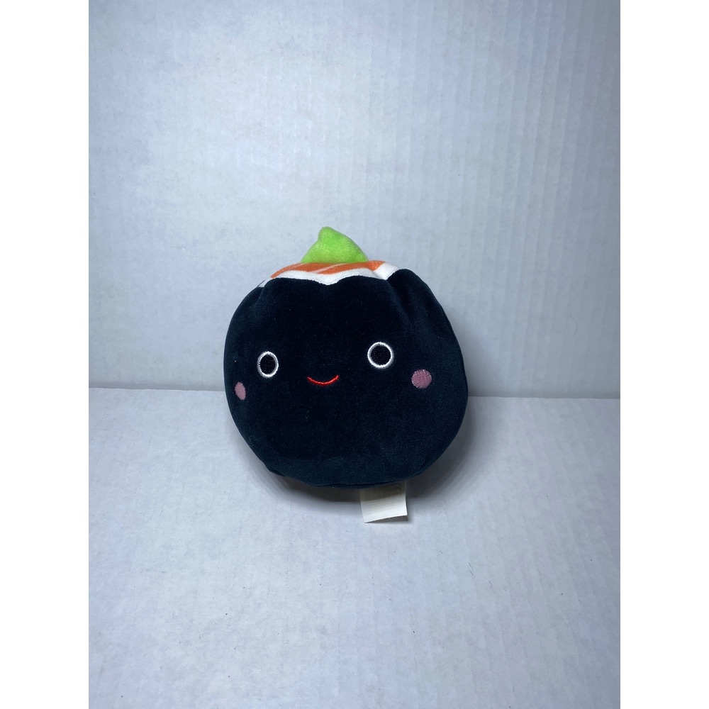 Squishmallows Shun the Sushi 5 Inch Plush Black White Green Stuffed Animal Toy